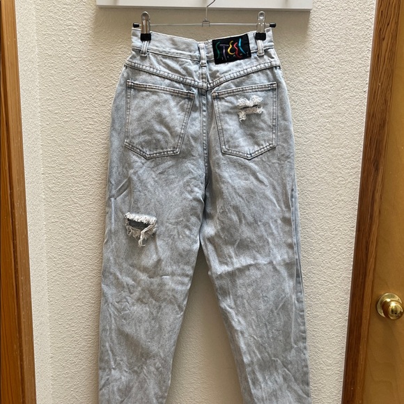 VINTAGE Steel | Women's Straight Leg Jeans - Light Blue - Picture 3 of 7